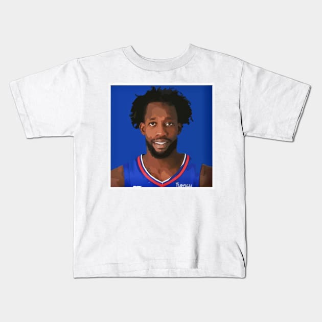 Patrick Beverley Kids T-Shirt by Playful Creatives